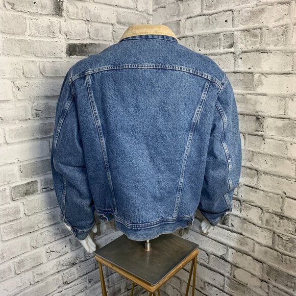 Vintage Denver Haynes Sherpa Lined Jean Jacket - Picture 4 of 14